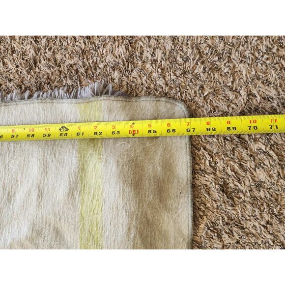 Shupaca Alpaca Blend Throw Blanket Striped Soft Cozy Handmade Ecuador Fringe - Picture 5 of 7